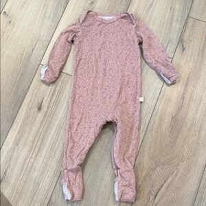 Charming Mauve Kids Footie